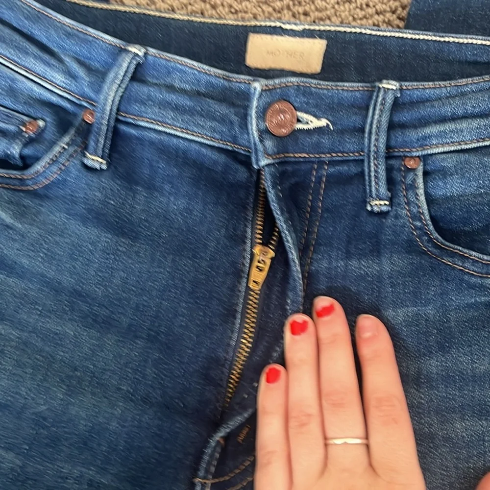 🎉HP🎉MOTHER High rise straight jean - Picture 4 of 7